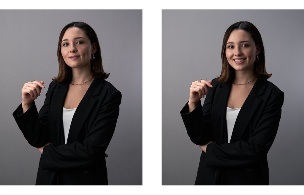 Ejemplo de dirección de ejecutivos para fotos de perfil corporativo