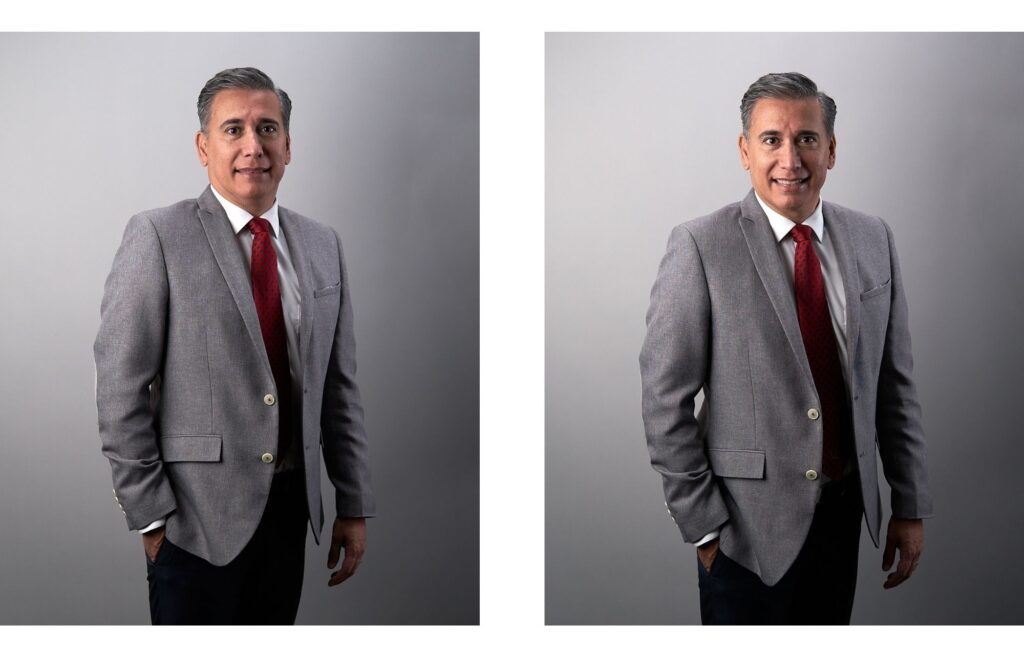Fotógrafo Profesional Corporativo en Montrrey ejemplificando la dirección de ejecutivos para fotos de perfil corporativo