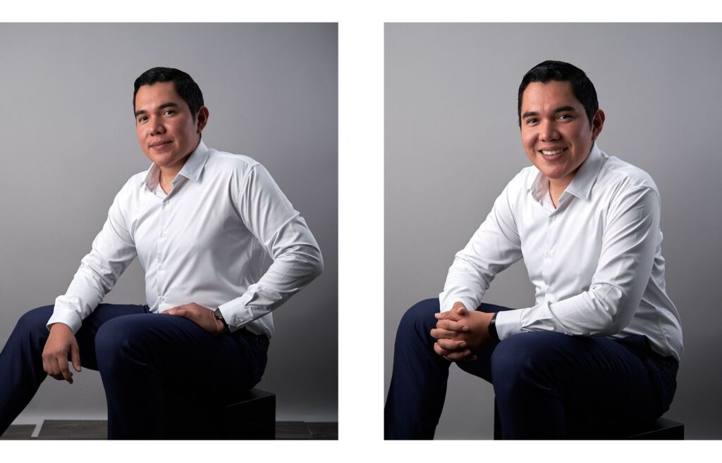 Fotógrafo Profesional Corporativo en Montrrey ejemplificando la dirección de ejecutivos para fotos de perfil corporativo