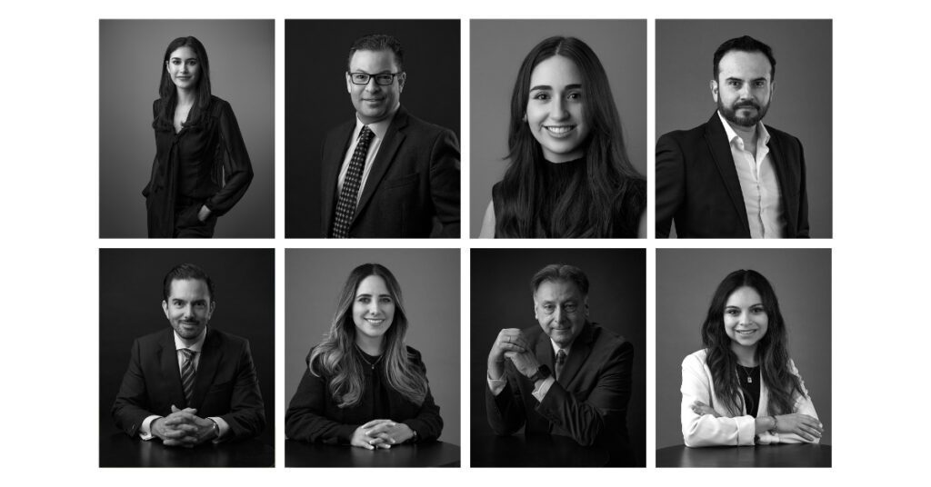 Fotos de estudio para fotos de perfil profesional ejemplos en blanco y negro